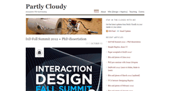 Desktop Screenshot of partly-cloudy.com