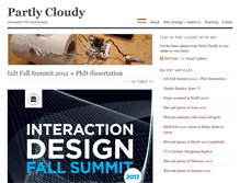 Tablet Screenshot of partly-cloudy.com